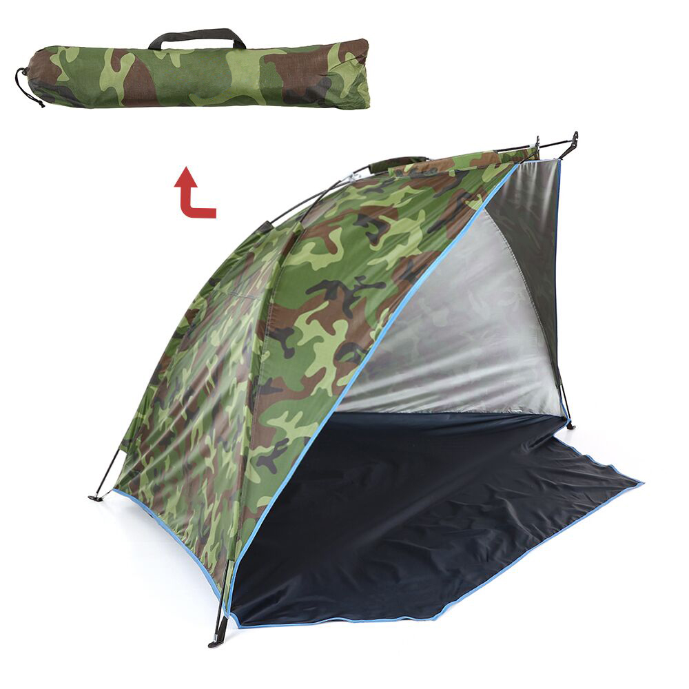 Cheap Goat Tents Single Layer Beach Tents 2 Persons Camping Tent Anti UV Sun Shelters Awning Shade Outdoor Tent for Fishing Picnic Hiking Tents 